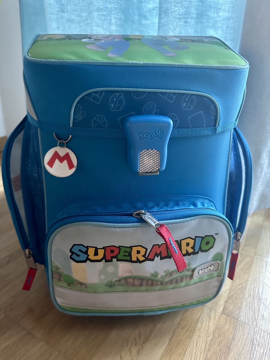 Kindertaschen: Scooli School Backpack Super Mario Blue Ergonomic Used – Gebraucht aus Zürich von ferreira.ana 1