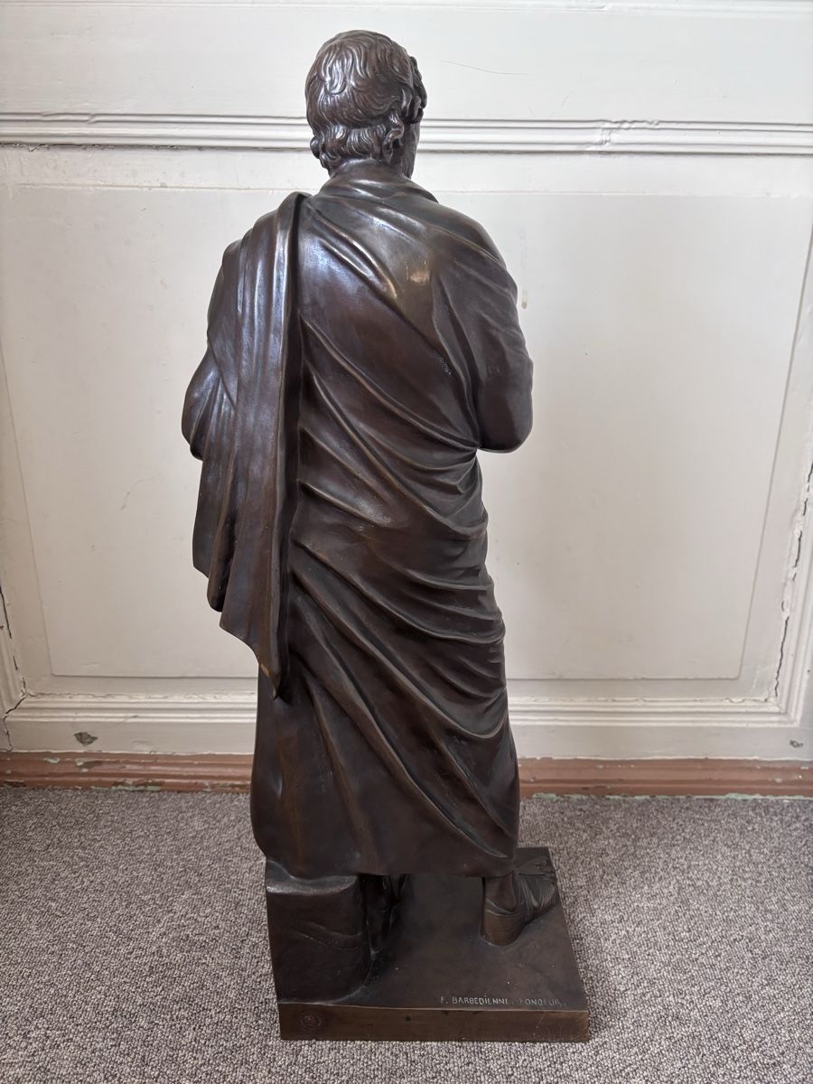Sculture & Statue: Antike Bronze Skulptur Ferdinand Barbedienne -Aristide – Usato da Kölliken venduto da Sabay2012 3