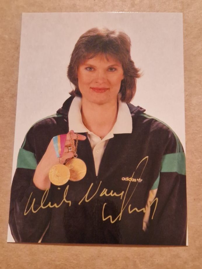 Autografi: Ulrike Meyfarth - handsigniert – Usato da Menziken venduto da Autogramme