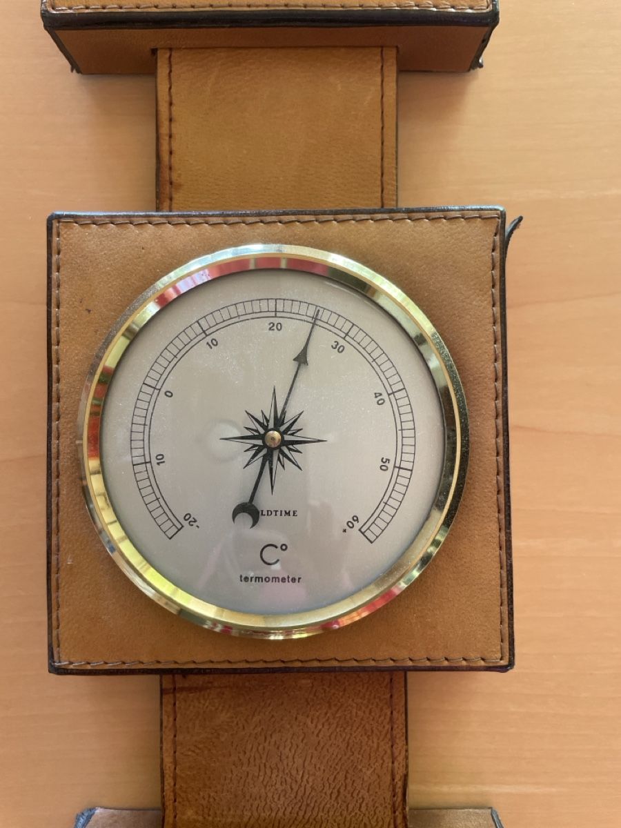 Altro per la casa: Vintage Barometer, Hygrometer, Thermometer Leder – Usato da Maur venduto da Mikado11 2