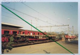 SBB-CFF Brünigbahn. Rollschemel. Horw. Foto.