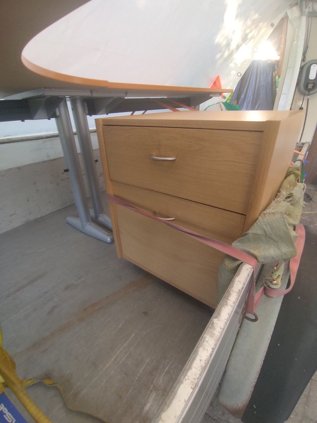 Scrivanie: Schreibtisch Buche Optik L-Form mit Schubladencontainer – Usato da Kräiligen venduto da Kuertu007 5