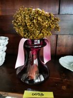 Amethyst-Glasvase – klassische Hyazinthenvase