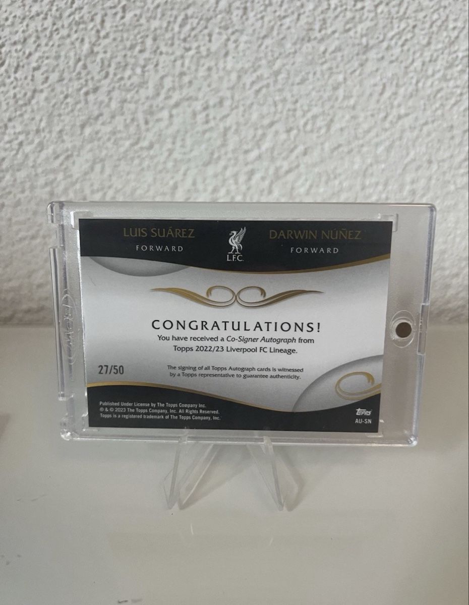 Autografi: Liverpool Darwin Nunez Luis Suarez auto /25 – Nuovo (secondo la descrizione) da Neerach venduto da Topps_Sportcards_ZH 1