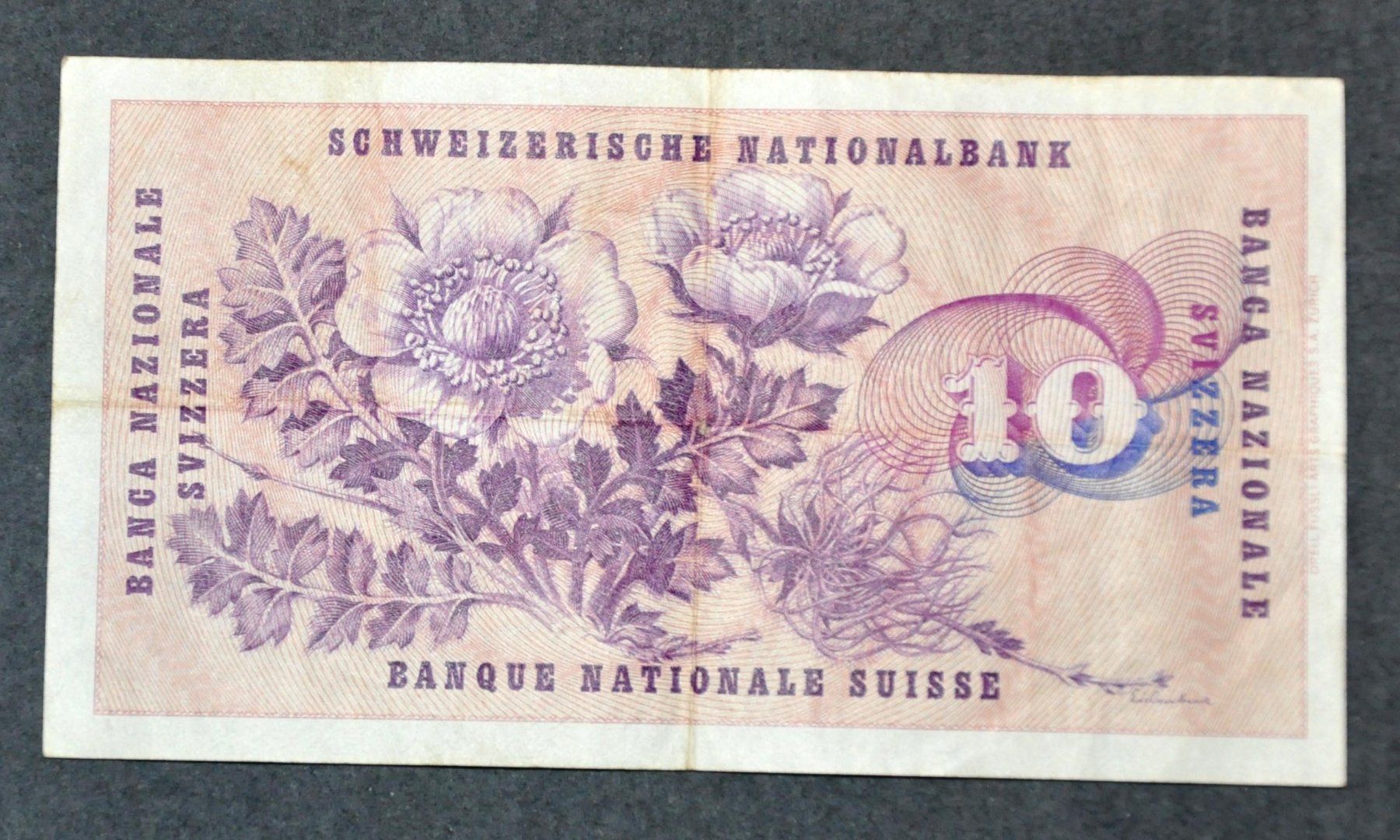 Banconote: 10 Franken Banknoten – Usato da Andwil TG venduto da Wanton25 5