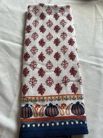Autumn Kitchen Towel, Pumpkin & Leaf Design New!