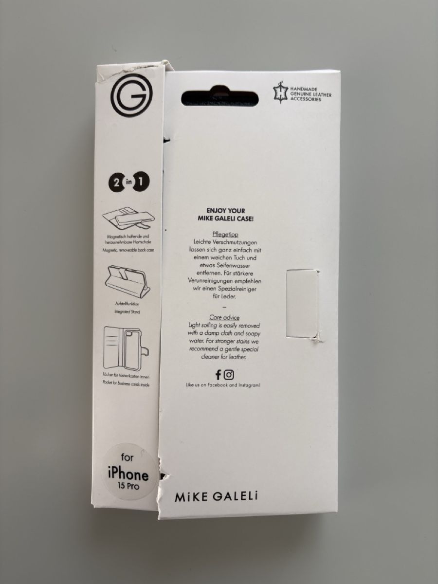 Apple Coques & Protection écran: WALLET CASE JOSS 2 in 1 MiKE GALELi – Neuf avec emballage d'origine à Unterengstringen par hab_dyp5 1