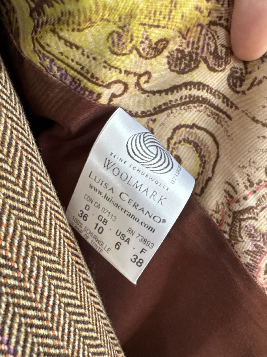 Luisa Cerano Completi & Tailleur: Luisa Cerano Wool Suit Trouser+Jacket 34 – Nuovo (secondo la descrizione) da Fällanden venduto da emilyeheim 5