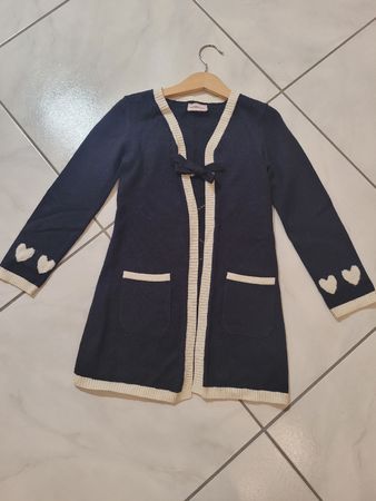 Monnalisa Cardigan mit Herzchen Gr. 8 J.