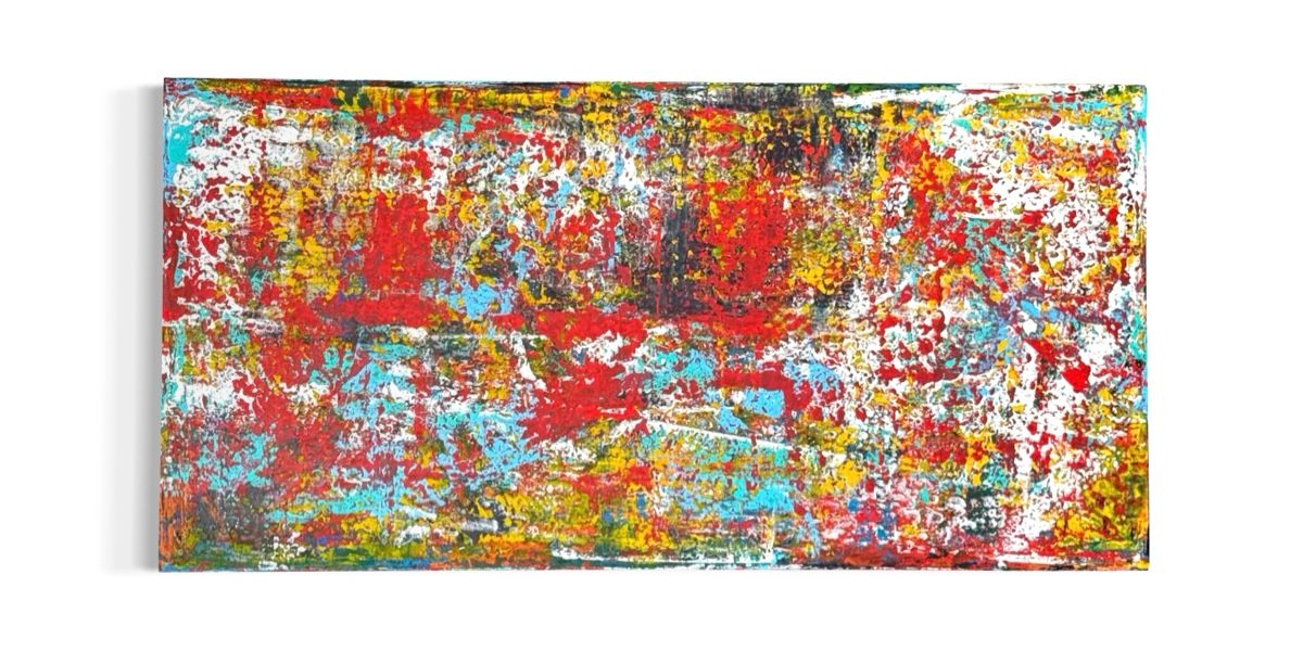 Dipinti: Originales abstraktes Gemälde, Unikat, 120x60cm – Nuovo e nell'imballaggio originale da Berikon venduto da home-artsch 2