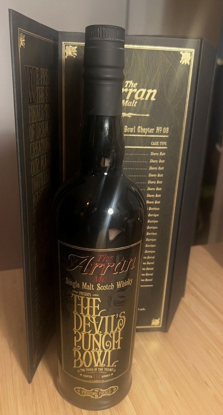 Arran Bevande alcoliche: Whisky Arran Devils Punch Bowl Number 3 limitiert – Nuovo (secondo la descrizione) da Arlesheim venduto da Schlumpf12345