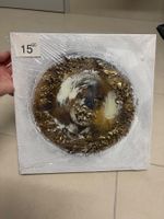 Goldene Wanddeko, Bild, neu & originalverpackt, 30x30cm