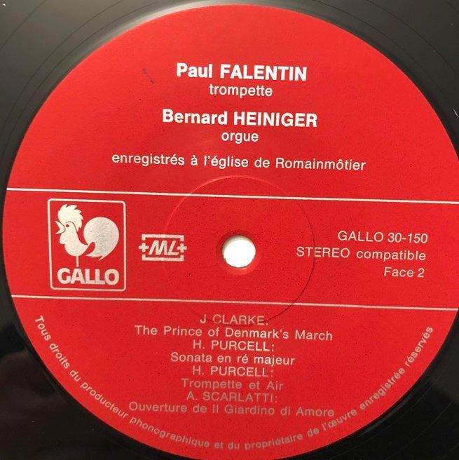 Dischi in vinile: Trompete und Orgel (LP, Falentin / Heiniger) – Usato da Grüningen venduto da azulrojo 3