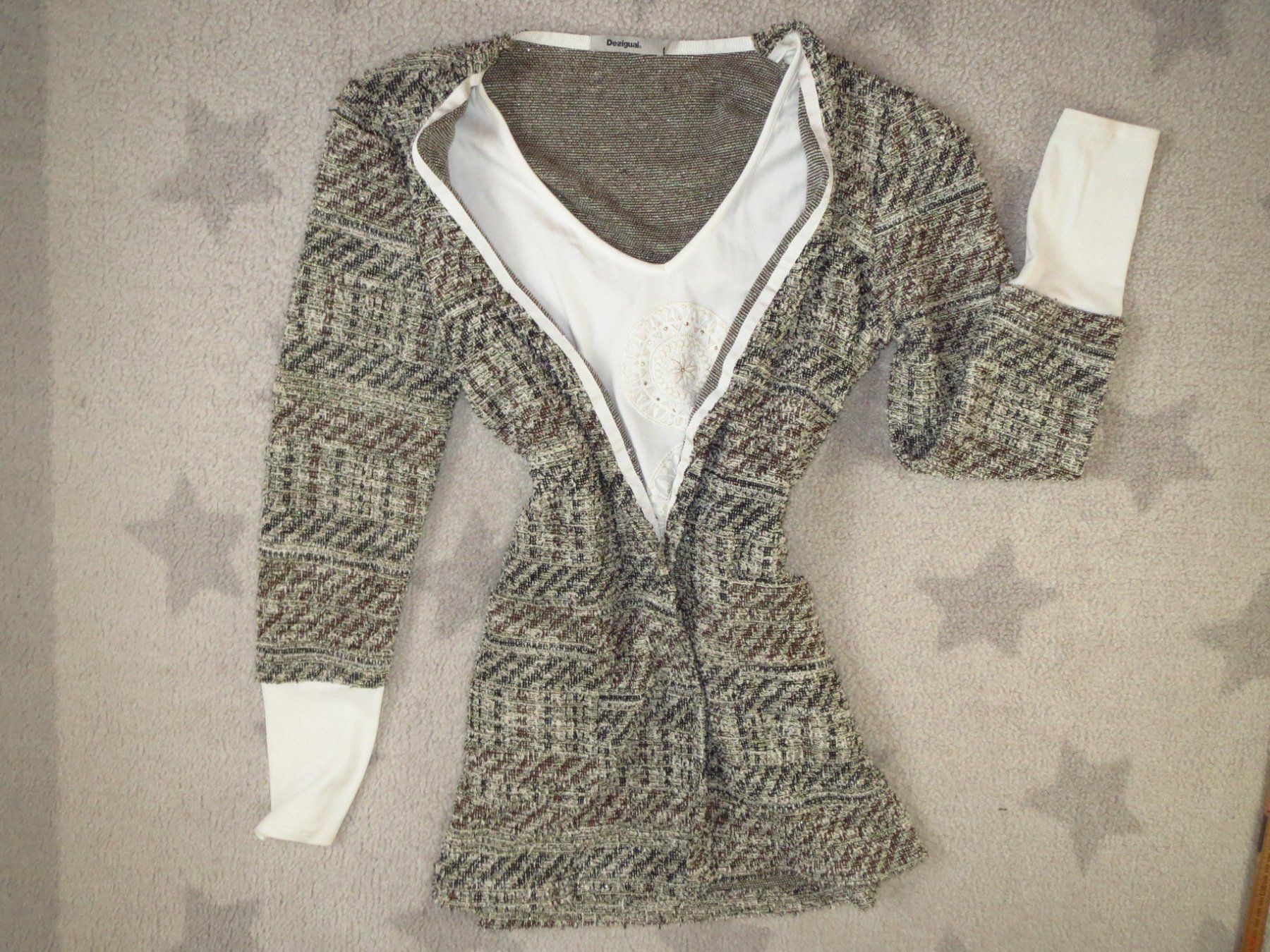 Jacken: wunderschöne DESIGUAL Damen Strick - Jacke Gr L – Gebraucht aus Kiental von Anna8702 1