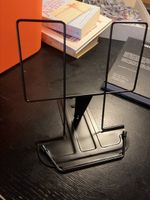 Buchständer Metall schwarz klappbar guter Zustand