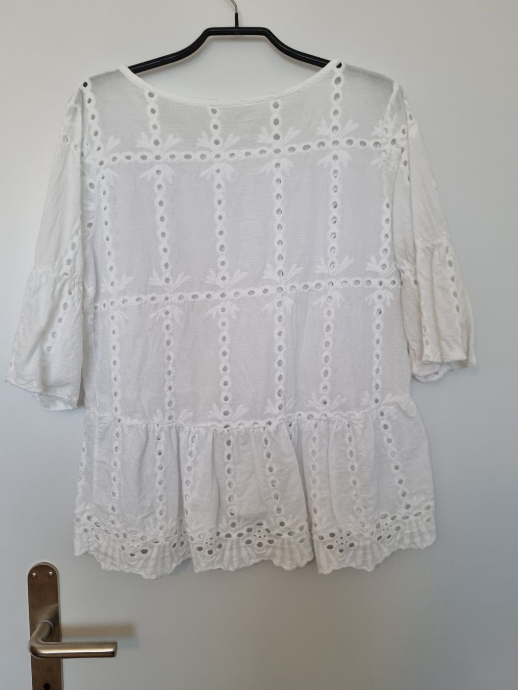 Camicette: Bluse Baumwolle weiss Gr. M – Nuovo (secondo la descrizione) da Zofingen venduto da Felpa 2