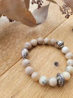 》Edelsteinarmkette mit Silber 925《