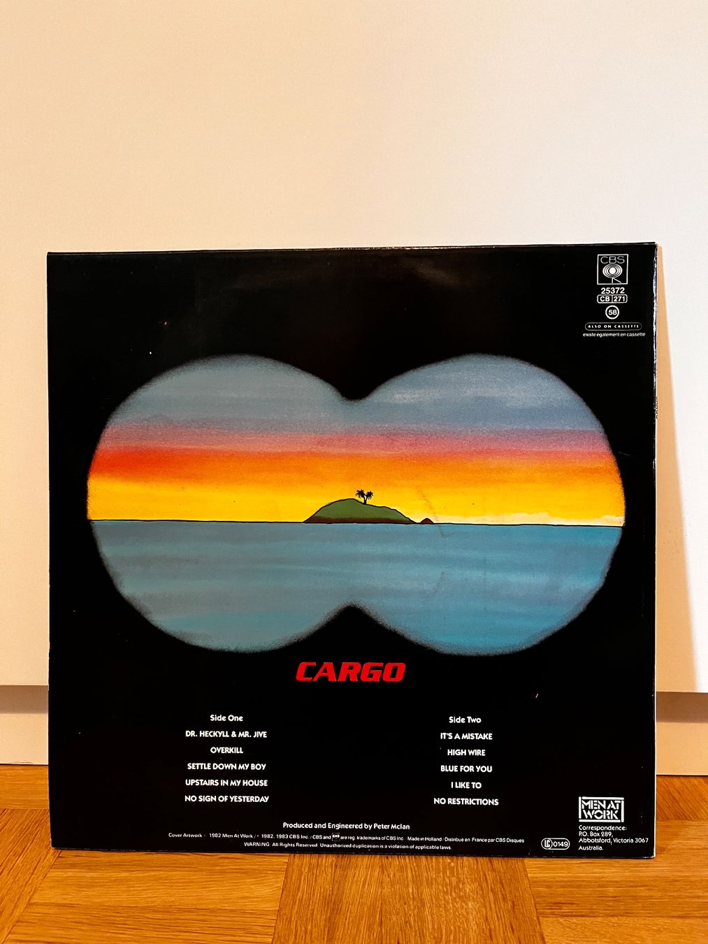 Schallplatten: Men At Work - Cargo - Vinyl LP – Gebraucht aus Arlesheim von Vinylpferd 1