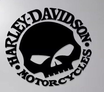 Harley-Davidson Sticker: Autocollant Harley Davidson crâne - J207 – Nuovo e nell'imballaggio originale da Allens venduto da MADE.IN.ROCK.N.ROLL 3