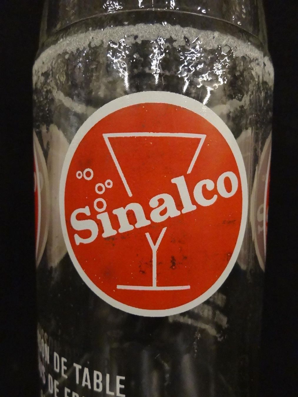 Sinalco Gläser, Krüge & Flaschen: alte Flasche SINALCO 1970 ungeeicht – Gebraucht aus Kerzers von Flaschenposten 4