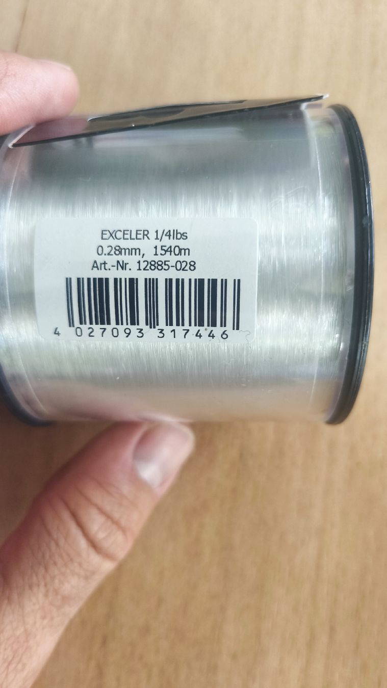 Daiwa Esche: Daiwa Exceler Monofile 0.28mm/1540m – Nuovo e nell'imballaggio originale da Sarnen venduto da sebalant 2