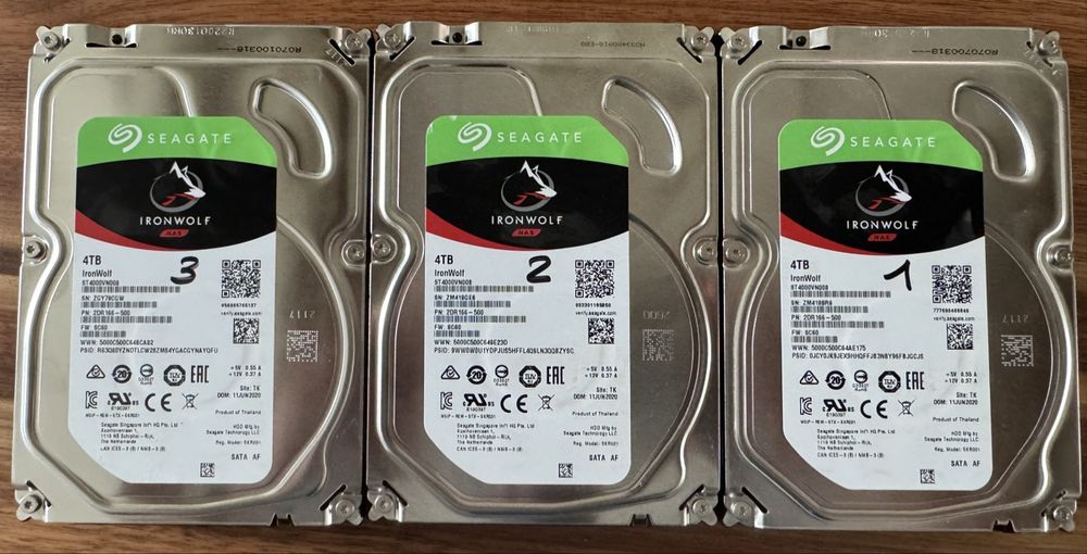 3x Seagate IronWolf 4TB NAS HD (Gebraucht) in Sion für CHF 215 – mit ...