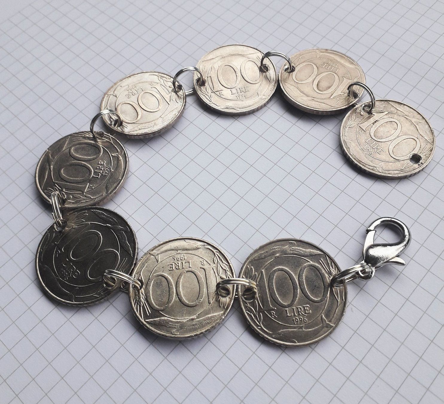 Bracciali & Braccialetti: Schönes Armband, Einzelstück.  1996 – Nuovo (secondo la descrizione) da Lugano venduto da EvaLuga