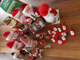 Lot alte bis ganz alte Weihnachtsmänner z.T. sehr rar