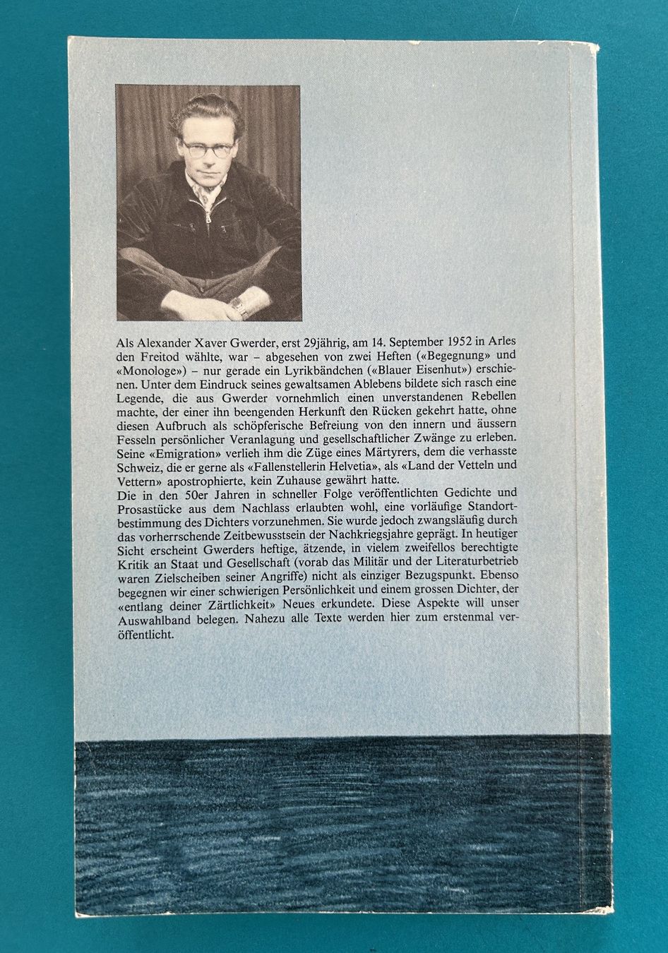 Libri: A.X. GWERDER: GESÄNGE GEGEN DIE MASSE – Usato da Zürich venduto da Domus09 9