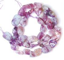 1 Strang echte natürliche Amethyst Nugget Perlen