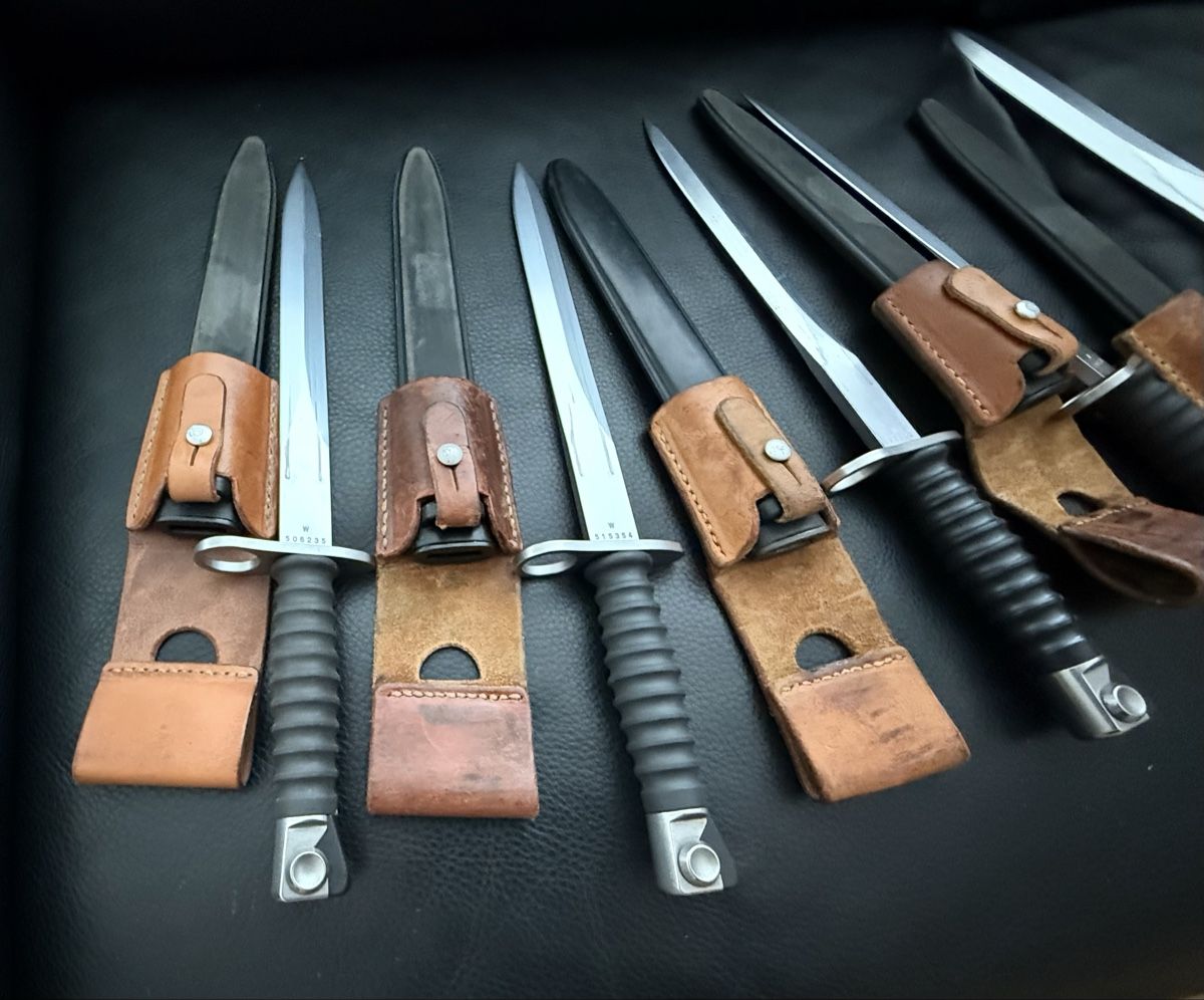 Schweizer Armee Armi bianche: 5 Bajonett Schweizer Armee Messer – Usato da Goldach venduto da Donpancho 4