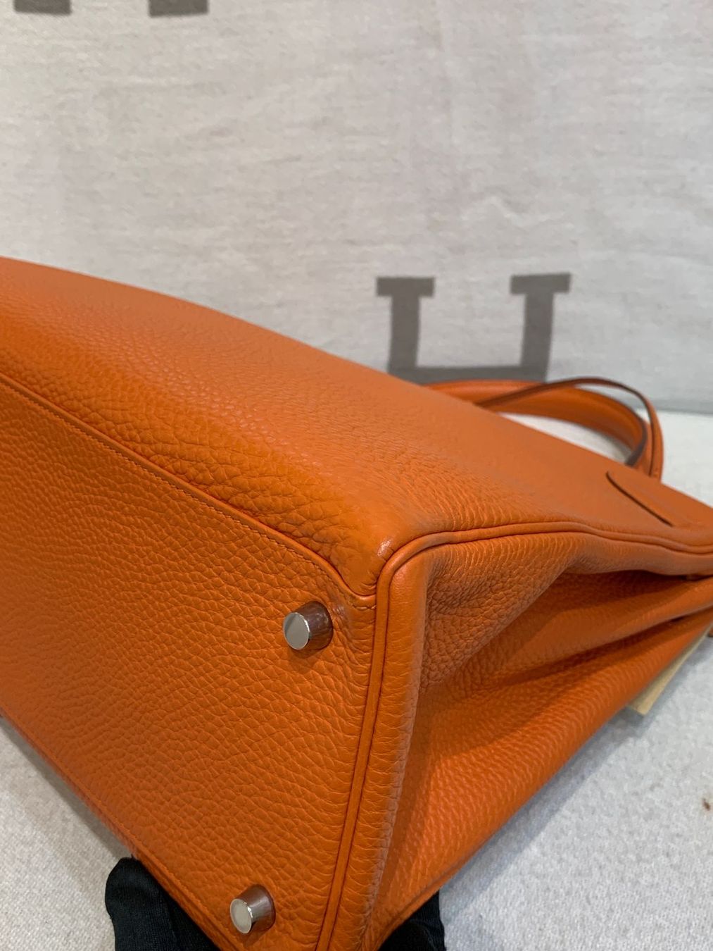 Hermès Taschen für Damen: Hermes Kelly35 Orange Togo Phw K – Gebraucht aus Zürich von RoastedCocoNut 5
