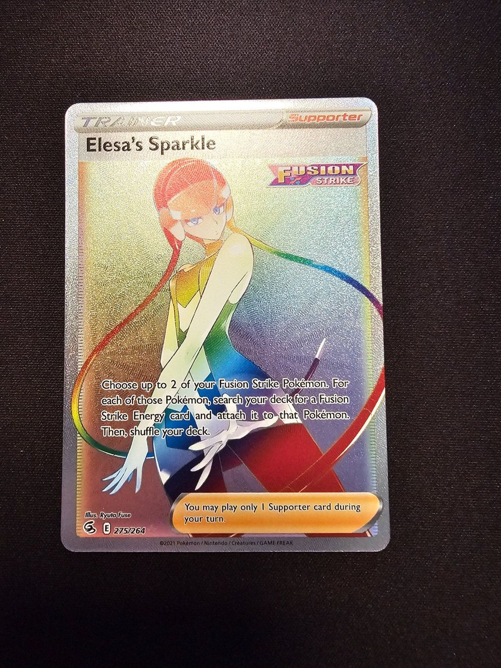 Pokémon Carte collezionabili: Elesa's Sparkle Rainbow EN 275/264 – Usato da Lufingen venduto da Argannon