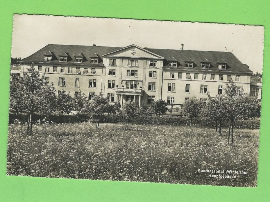 Cartoline postali: Kantonsspital Winterthur, Hauptgebäude – Usato da Zürich venduto da t24_de