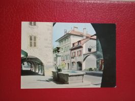 Coppet Genf Dorfpartie Arkaden Grand Rue