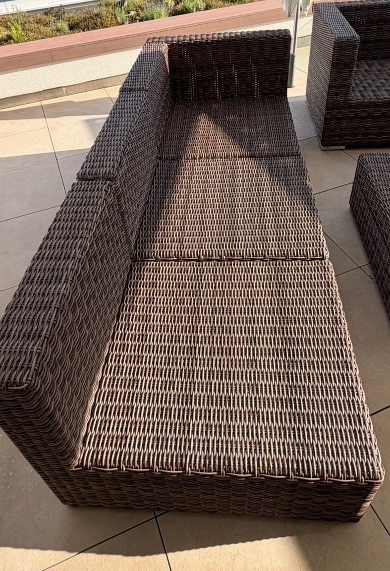 Divani: Rattan-Lounge gebraucht – Usato da Kastanienbaum venduto da sonnenblume1980 8