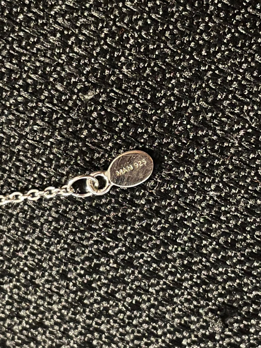 Catenine: Collier en argent, acheté chez Manor – Usato da Biel/Bienne venduto da Fait_Main 2