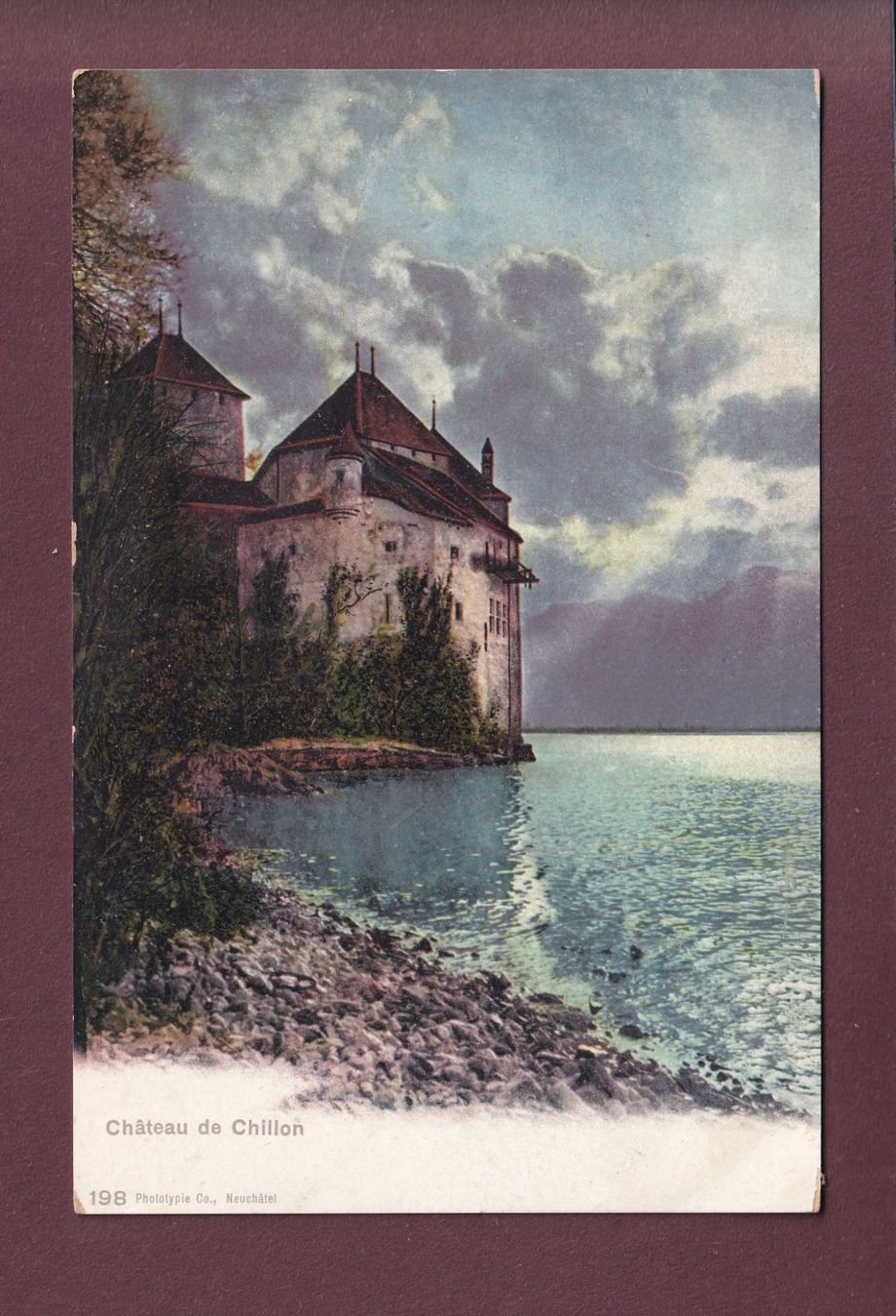Cartoline postali: Château de CHILLON – Usato da Pully venduto da nicecards