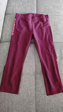 Cardio Sports Leggings, Burgundy, Size M
