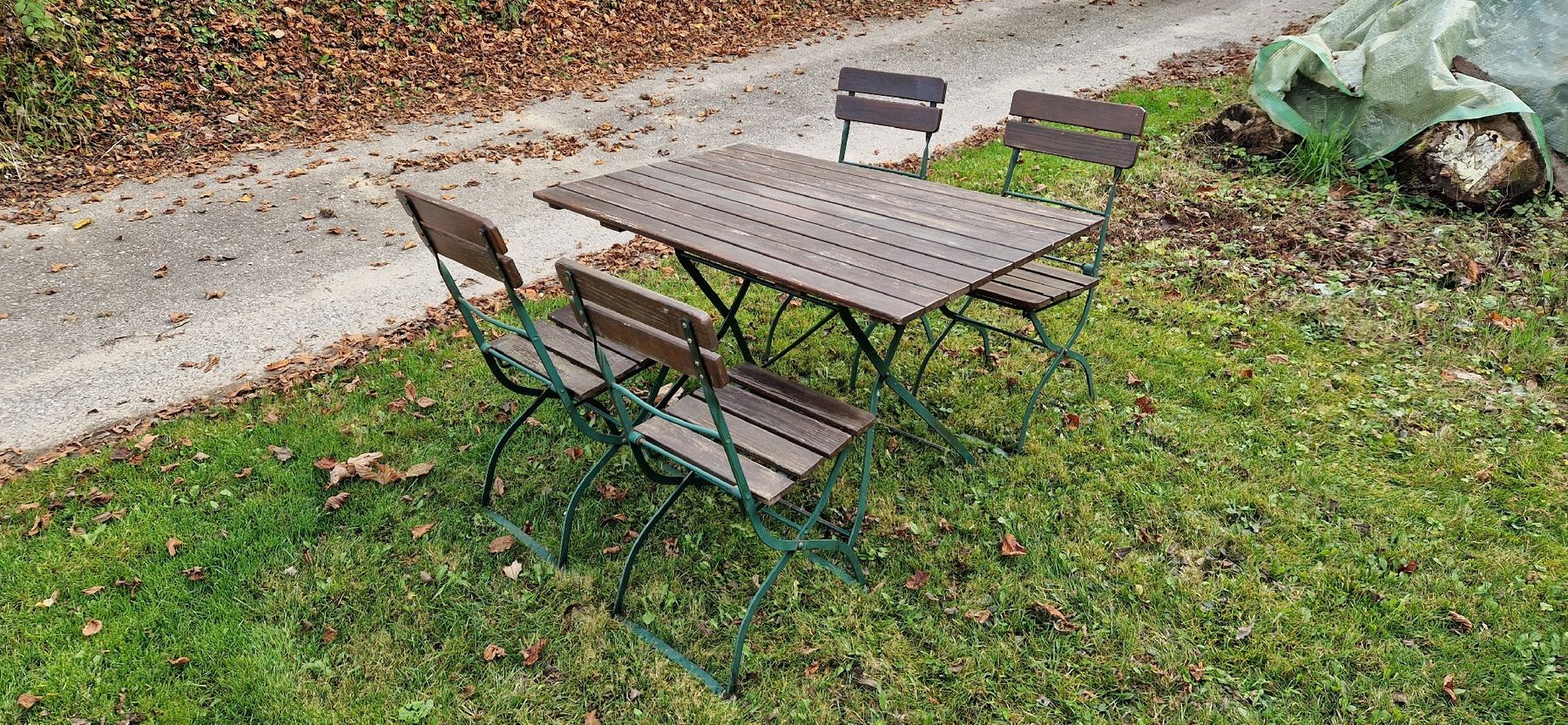 Set di tavolo e panche: Gartentisch mit 4 Gartenstühlen – Usato da Sulgen venduto da sim_bqw6 1
