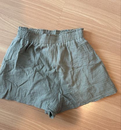 Musselin-Shorts grün (Gr. S) 