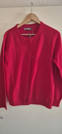 Roter Cashmere Cardigan, Galeria Gr. 44, Neu mit Etikett!