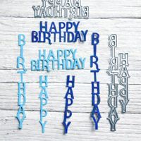 Neues Stanzschablonenset Happy Birthday