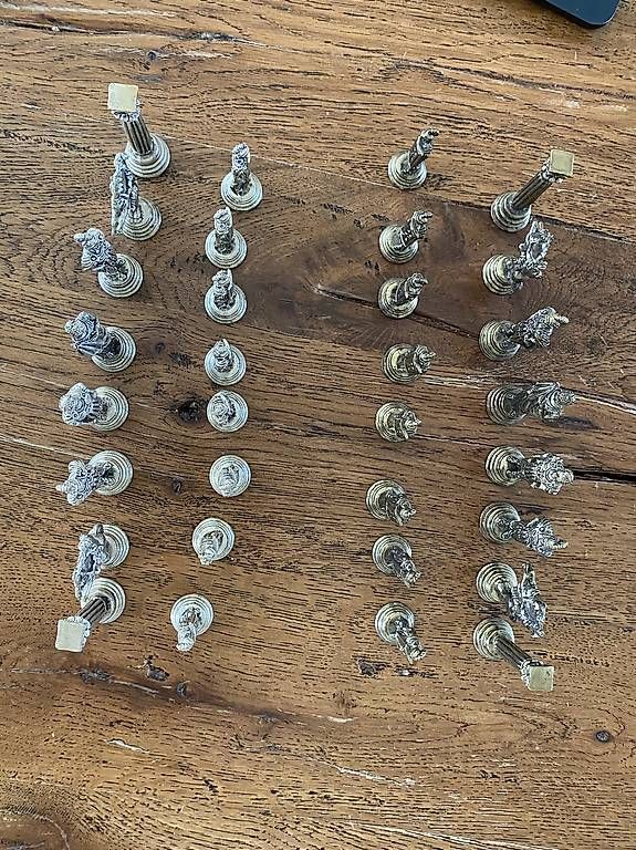 Spiele: Vintage Schach Figuren Römer, Metall  – Gebraucht aus Zürich von ale_9fkc 2