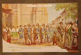 Carte Postale - Première Assermentation du Grand Conseil