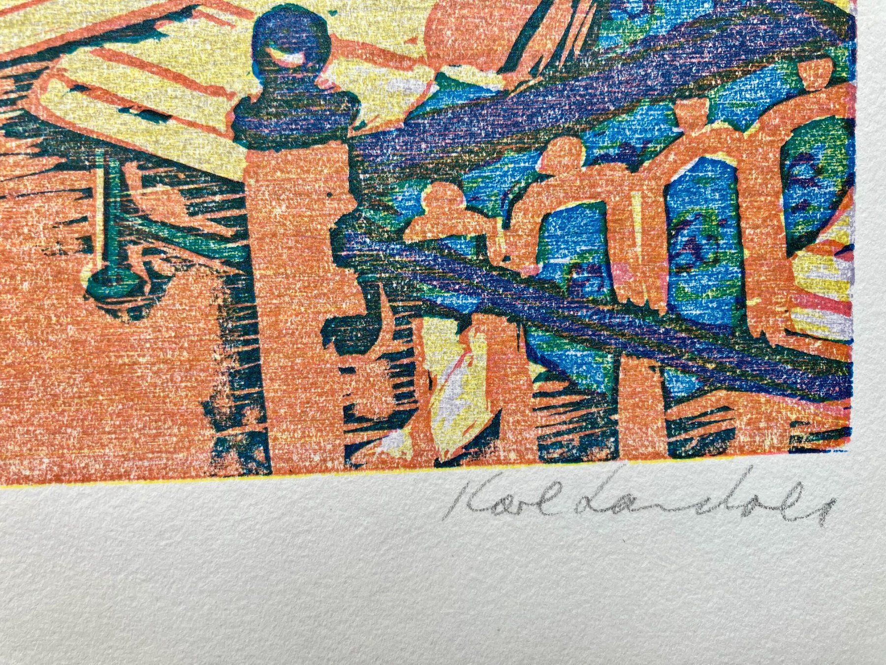 Xilografie: Holzschnitt von Karl Landolt – Usato da Winterthur venduto da Barunggeli 2