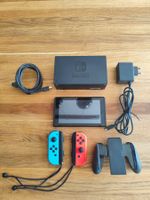 Nintendo Switch Konsole inkl. Zubehör, Top Zustand!