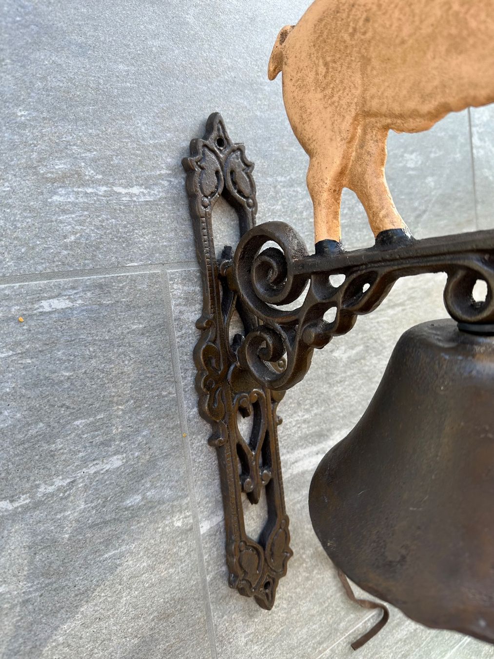 Glocken & Treicheln: Türglocke / Wandglocke mit Schwein – Neu (gemäss Beschreibung) aus Obstalden von Porco13 4