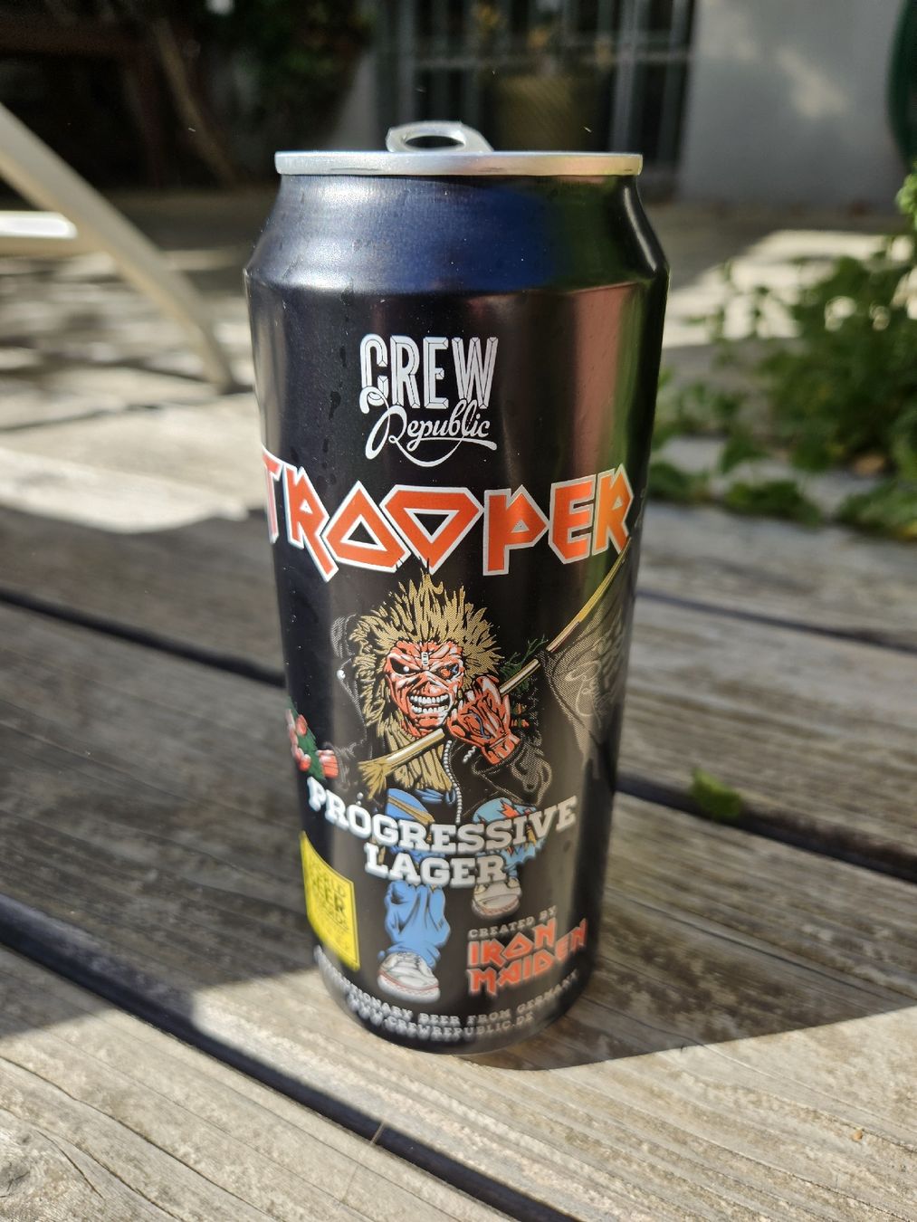 Spirituosen: Crew Republic Iron Maiden Trooper Bierdose, leer! – Gebraucht aus Wettingen von Sk8ertomda 3