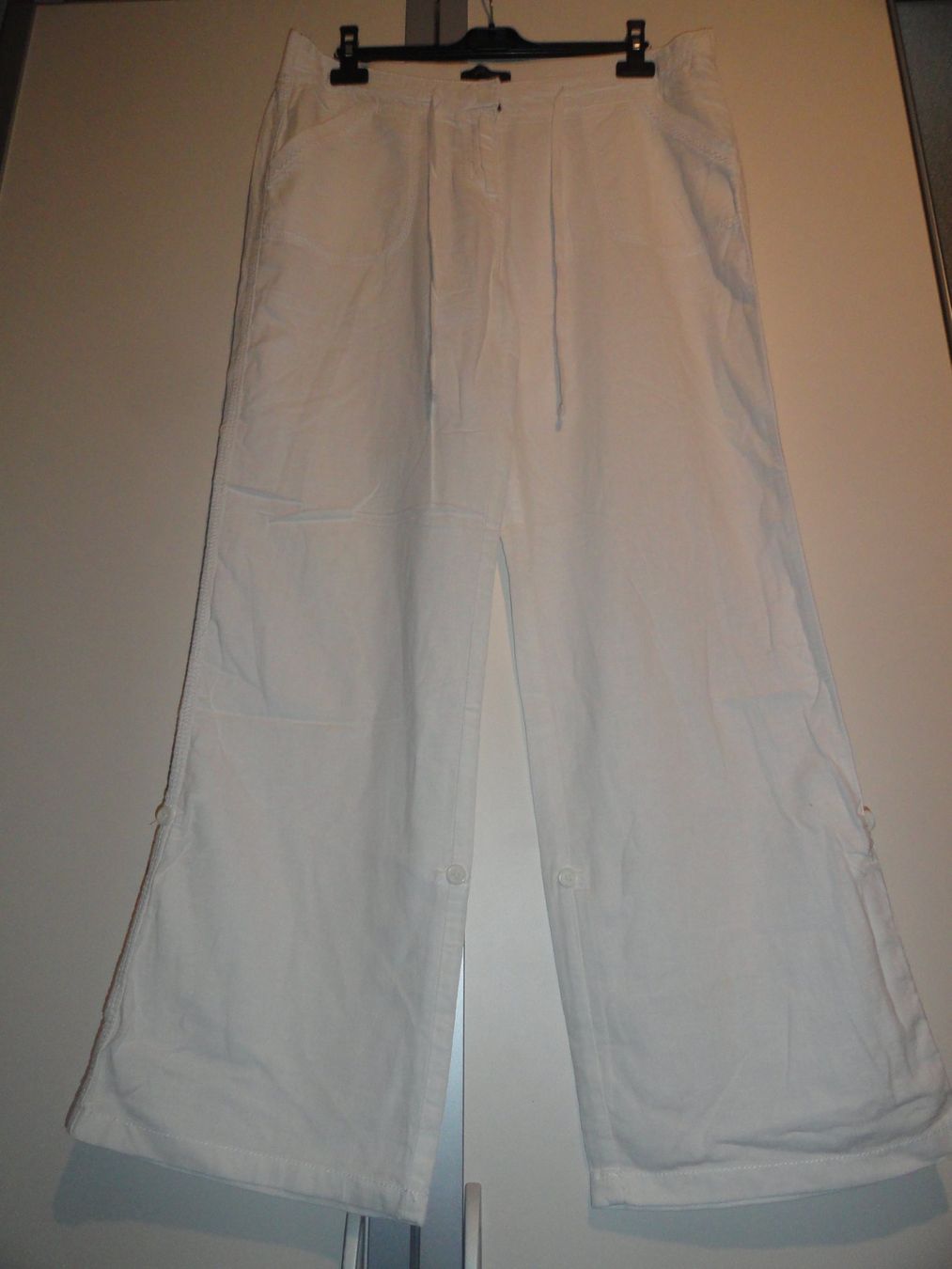 Pantaloni: LEINEN - BAUMWOLLE HOSE GR. 44 *** – Nuovo (secondo la descrizione) da Uetendorf venduto da bibibop